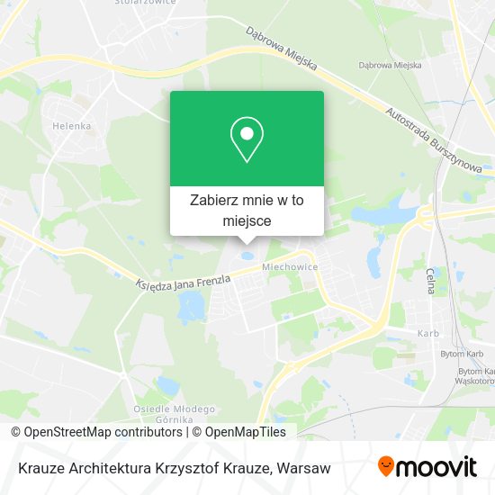 Mapa Krauze Architektura Krzysztof Krauze