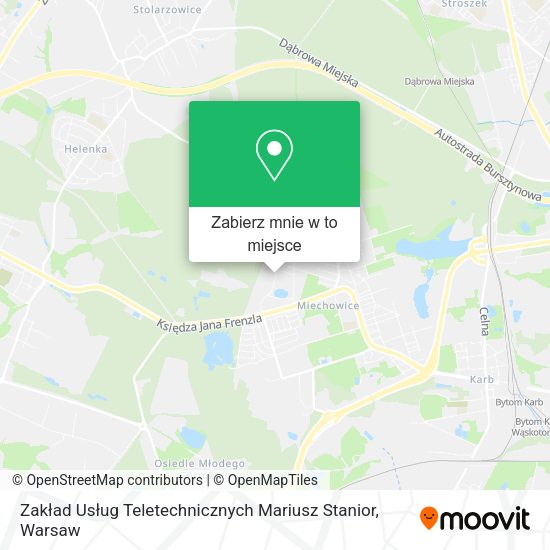 Mapa Zakład Usług Teletechnicznych Mariusz Stanior