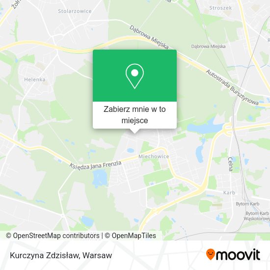 Mapa Kurczyna Zdzisław