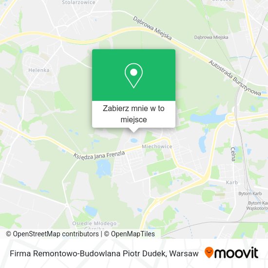 Mapa Firma Remontowo-Budowlana Piotr Dudek