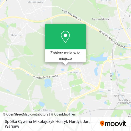 Mapa Spółka Cywilna Mikołajczyk Henryk Hardyś Jan