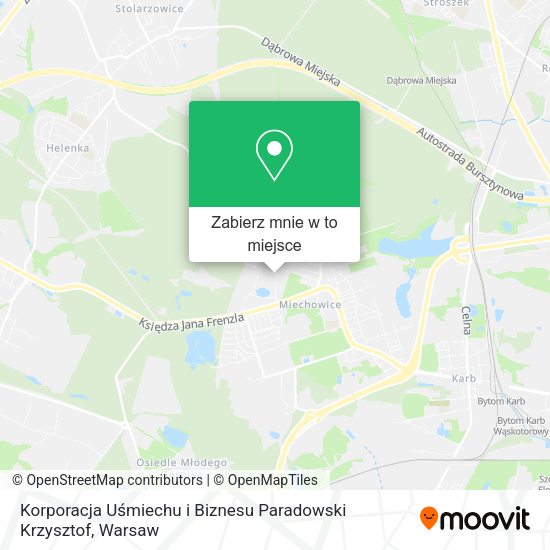 Mapa Korporacja Uśmiechu i Biznesu Paradowski Krzysztof