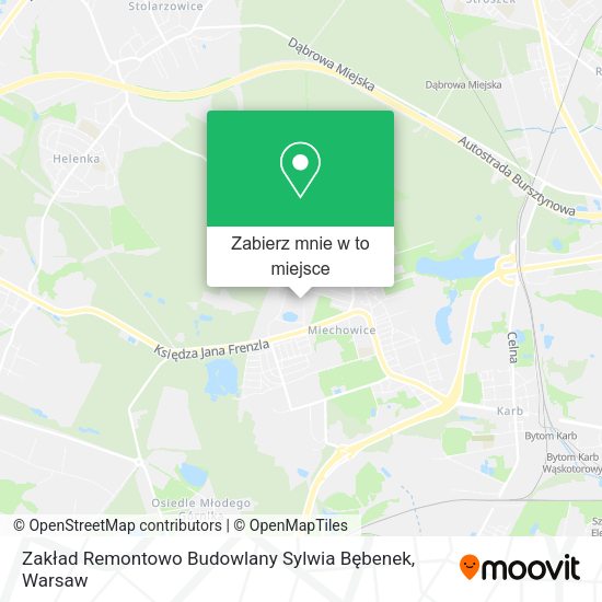 Mapa Zakład Remontowo Budowlany Sylwia Bębenek