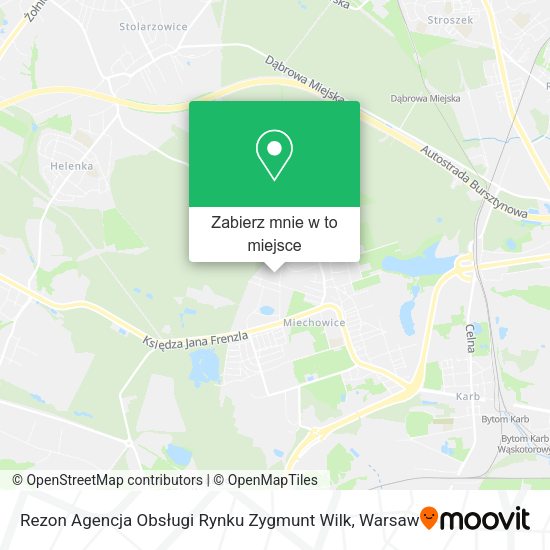 Mapa Rezon Agencja Obsługi Rynku Zygmunt Wilk