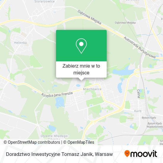 Mapa Doradztwo Inwestycyjne Tomasz Janik