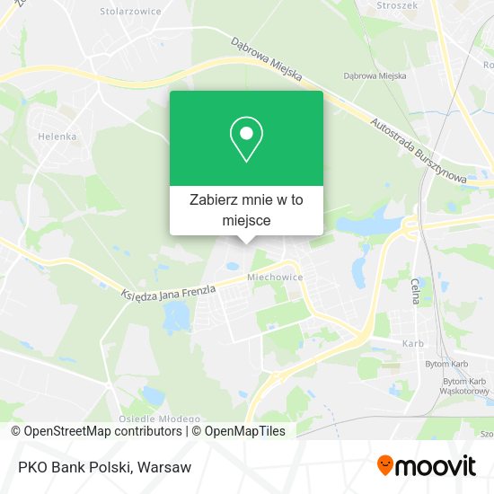 Mapa PKO Bank Polski