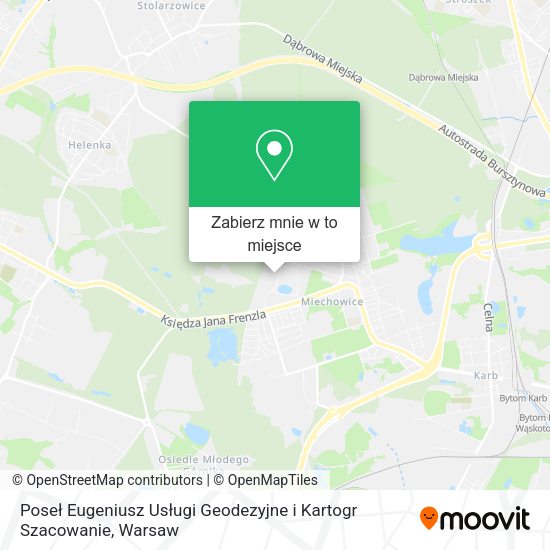 Mapa Poseł Eugeniusz Usługi Geodezyjne i Kartogr Szacowanie