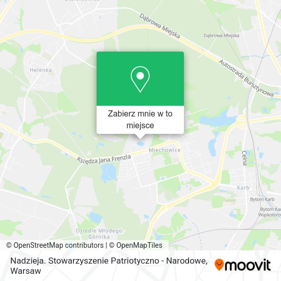 Mapa Nadzieja. Stowarzyszenie Patriotyczno - Narodowe