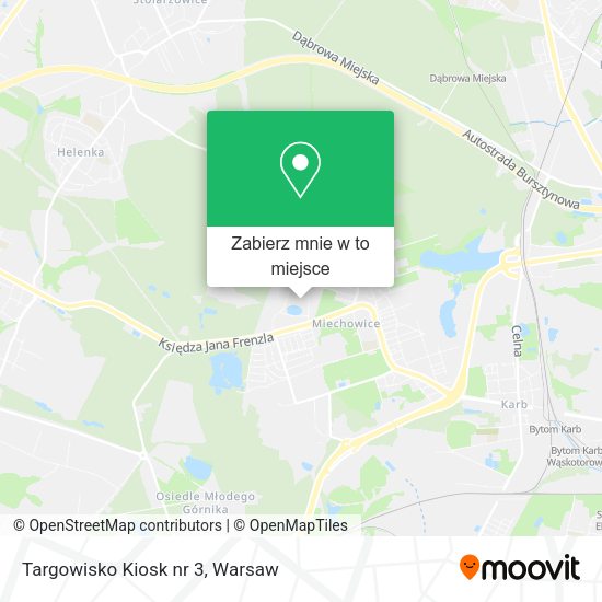 Mapa Targowisko Kiosk nr 3