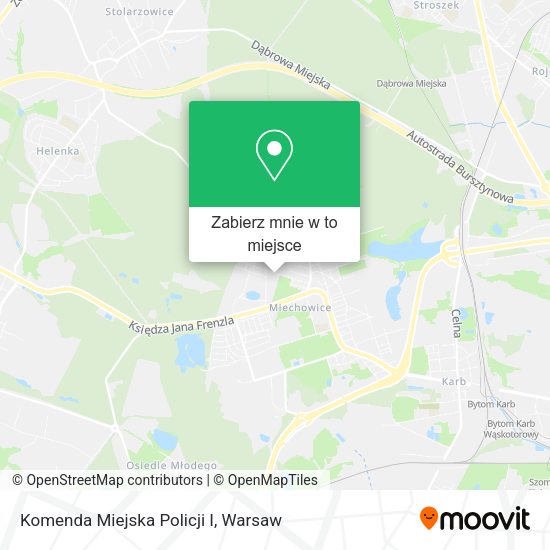 Mapa Komenda Miejska Policji I