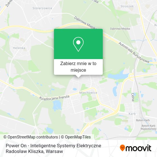 Mapa Power On - Inteligentne Systemy Elektryczne Radosław Kliszka