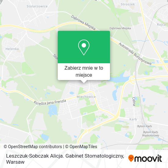 Mapa Leszczuk-Sobczak Alicja. Gabinet Stomatologiczny