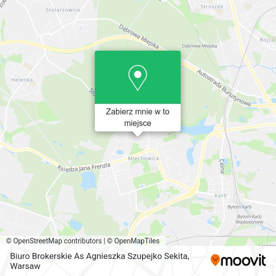 Mapa Biuro Brokerskie As Agnieszka Szupejko Sekita