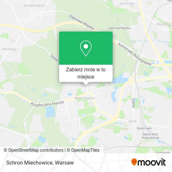 Mapa Schron Miechowice