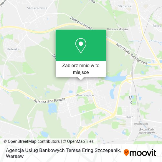 Mapa Agencja Usług Bankowych Teresa Ering Szczepanik