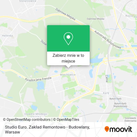 Mapa Studio Euro. Zakład Remontowo - Budowlany