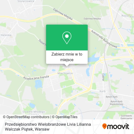 Mapa Przedsiębiorstwo Wielobranżowe Livia Lilianna Walczak Piątek