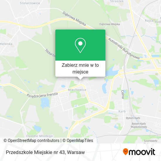 Mapa Przedszkole Miejskie nr 43