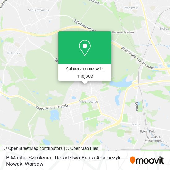 Mapa B Master Szkolenia i Doradztwo Beata Adamczyk Nowak