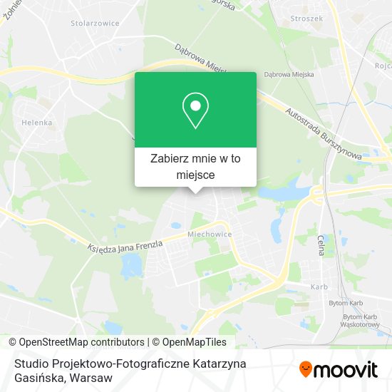 Mapa Studio Projektowo-Fotograficzne Katarzyna Gasińska