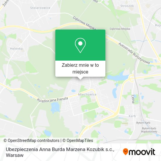 Mapa Ubezpieczenia Anna Burda Marzena Kozubik s.c.