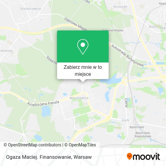 Mapa Ogaza Maciej. Finansowanie