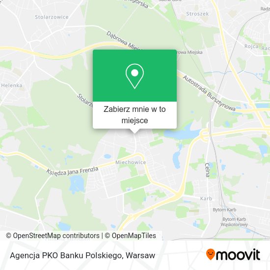 Mapa Agencja PKO Banku Polskiego