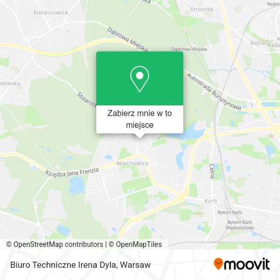 Mapa Biuro Techniczne Irena Dyla