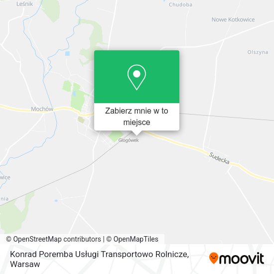 Mapa Konrad Poremba Usługi Transportowo Rolnicze