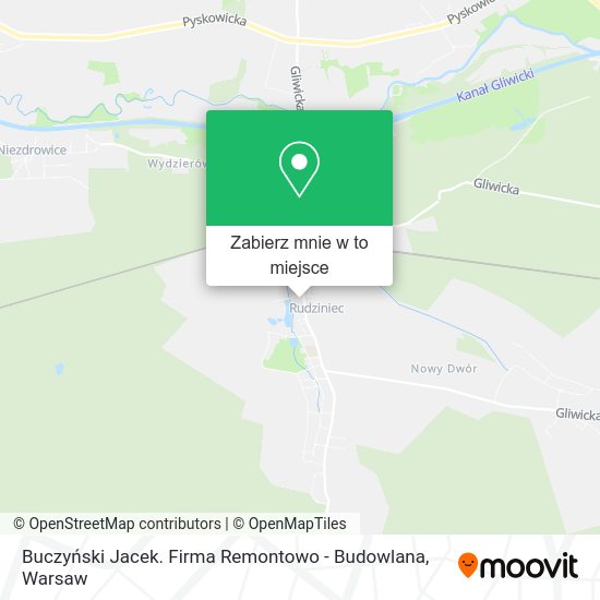 Mapa Buczyński Jacek. Firma Remontowo - Budowlana