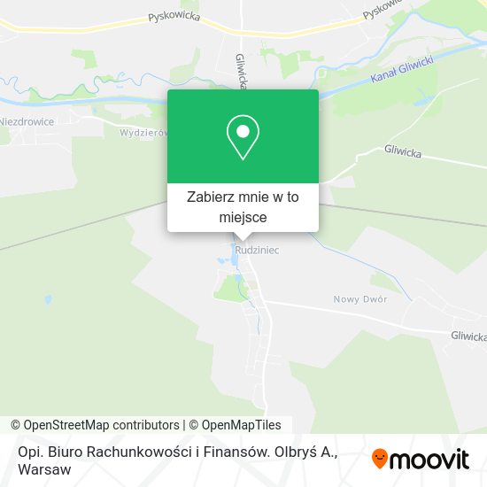 Mapa Opi. Biuro Rachunkowości i Finansów. Olbryś A.