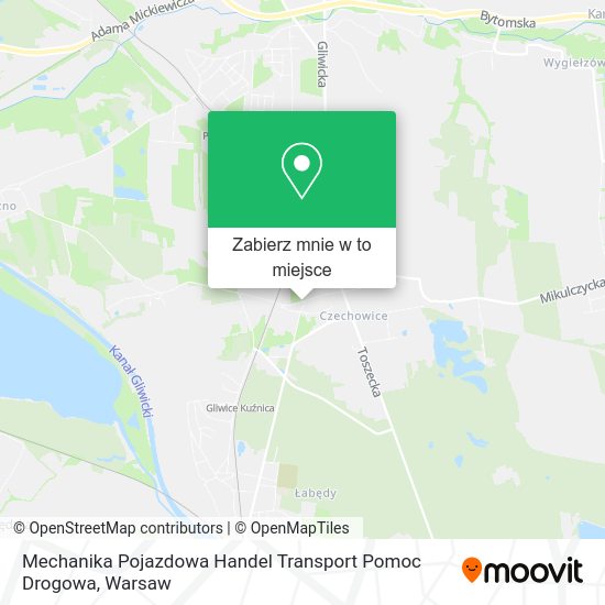 Mapa Mechanika Pojazdowa Handel Transport Pomoc Drogowa