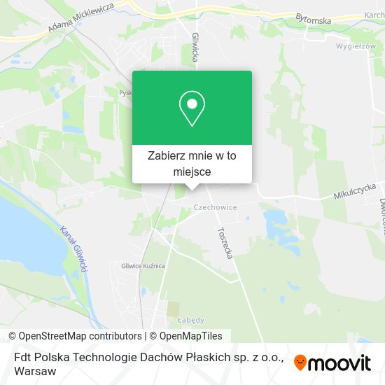 Mapa Fdt Polska Technologie Dachów Płaskich sp. z o.o.