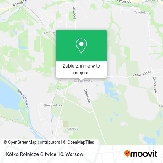 Mapa Kółko Rolnicze Gliwice 10