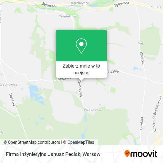 Mapa Firma Inżynieryjna Janusz Peciak