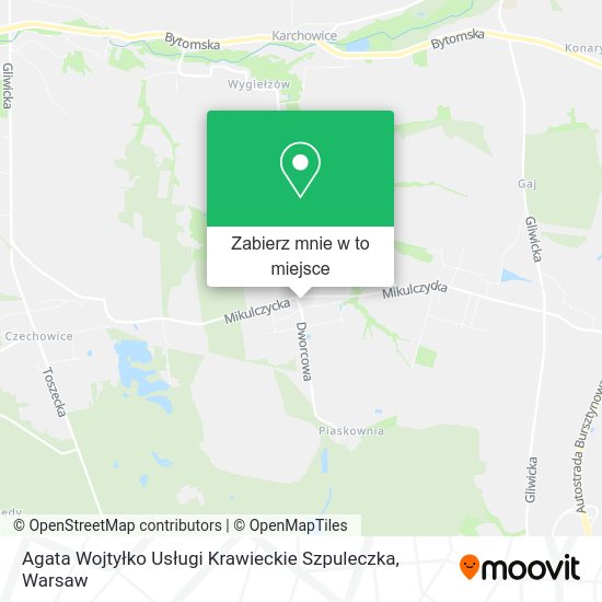 Mapa Agata Wojtyłko Usługi Krawieckie Szpuleczka