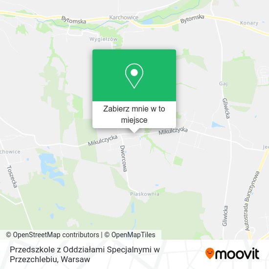 Mapa Przedszkole z Oddziałami Specjalnymi w Przezchlebiu