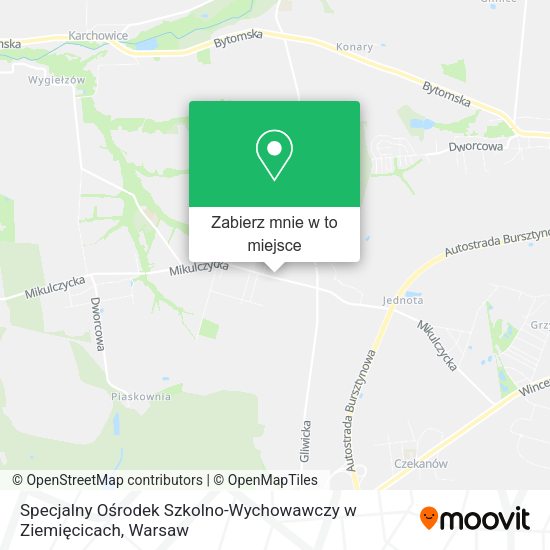 Mapa Specjalny Ośrodek Szkolno-Wychowawczy w Ziemięcicach