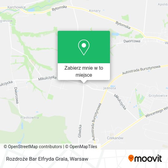 Mapa Rozdroże Bar Elfryda Grala