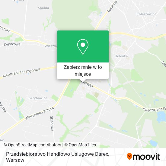 Mapa Przedsiebiorstwo Handlowo Uslugowe Darex