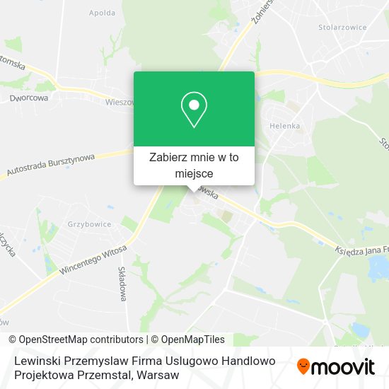 Mapa Lewinski Przemyslaw Firma Uslugowo Handlowo Projektowa Przemstal