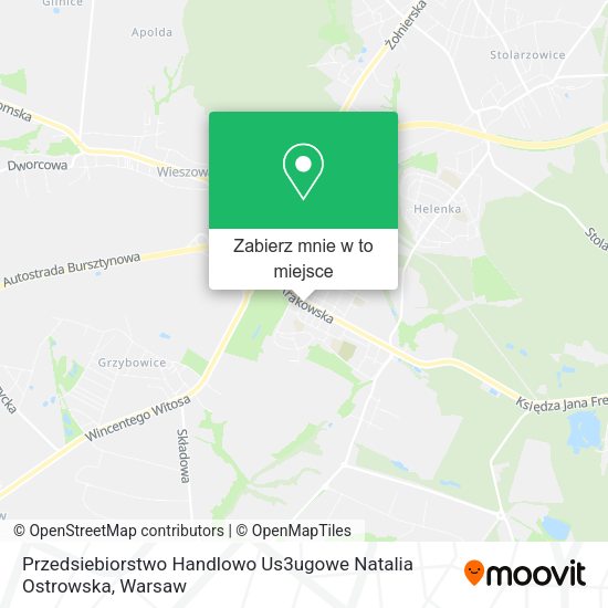 Mapa Przedsiebiorstwo Handlowo Us3ugowe Natalia Ostrowska