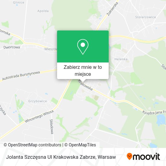 Mapa Jolanta Szczęsna Ul Krakowska Zabrze