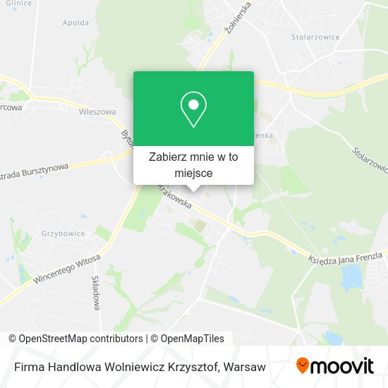 Mapa Firma Handlowa Wolniewicz Krzysztof