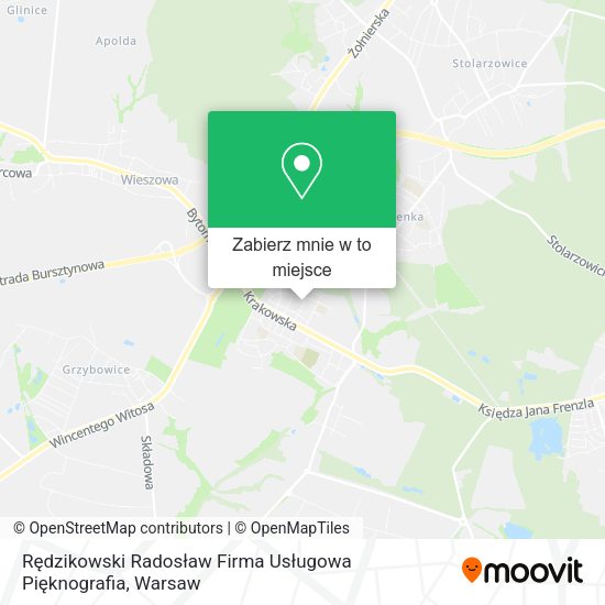 Mapa Rędzikowski Radosław Firma Usługowa Pięknografia