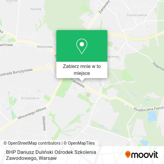 Mapa BHP Dariusz Duliński Ośrodek Szkolenia Zawodowego