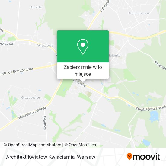 Mapa Architekt Kwiatów Kwiaciarnia