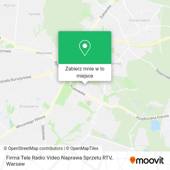 Mapa Firma Tele Radio Video Naprawa Sprzetu RTV