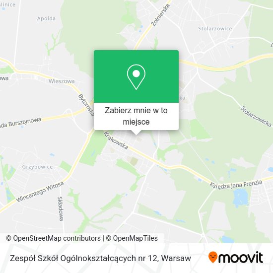 Mapa Zespół Szkół Ogólnokształcących nr 12