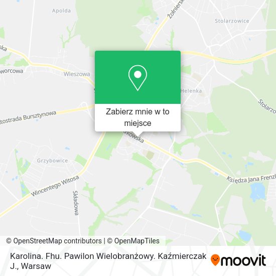 Mapa Karolina. Fhu. Pawilon Wielobranżowy. Kaźmierczak J.